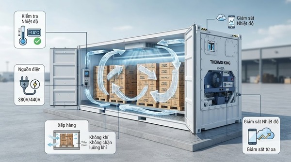 Hướng dẫn cách sử dụng container lạnh đúng quy trình và hiệu quả